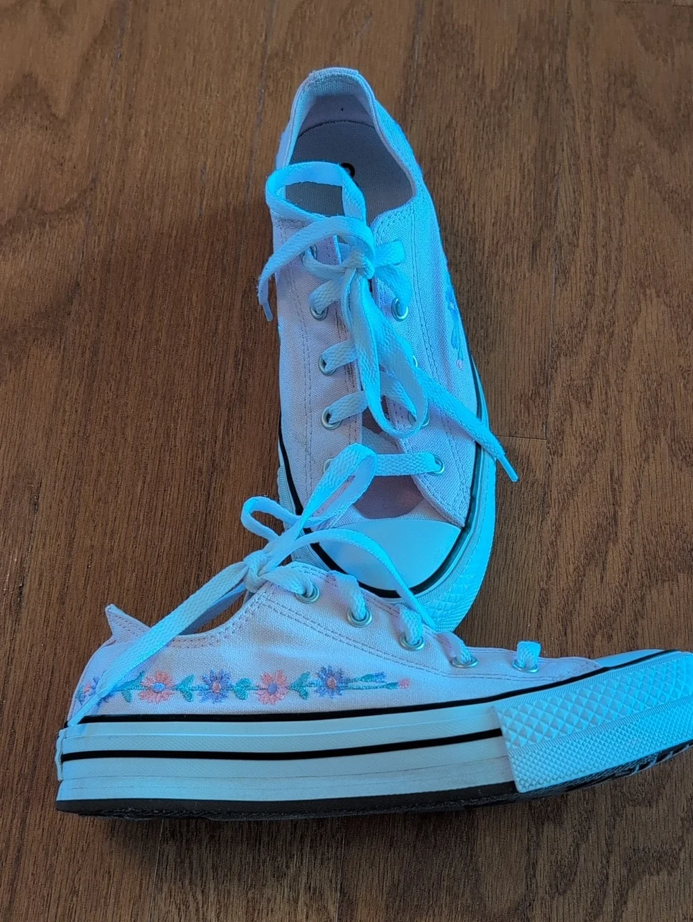 Converse Light Pink Low-Top Canvas Sneakers
